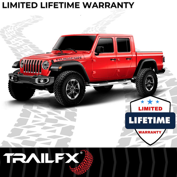 TrailFX Nerf Bar Round Tube Side Steps (MPN: A0063S)