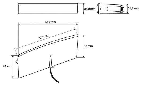 Hella Daytime Running Light LED (MPN: 010043801)