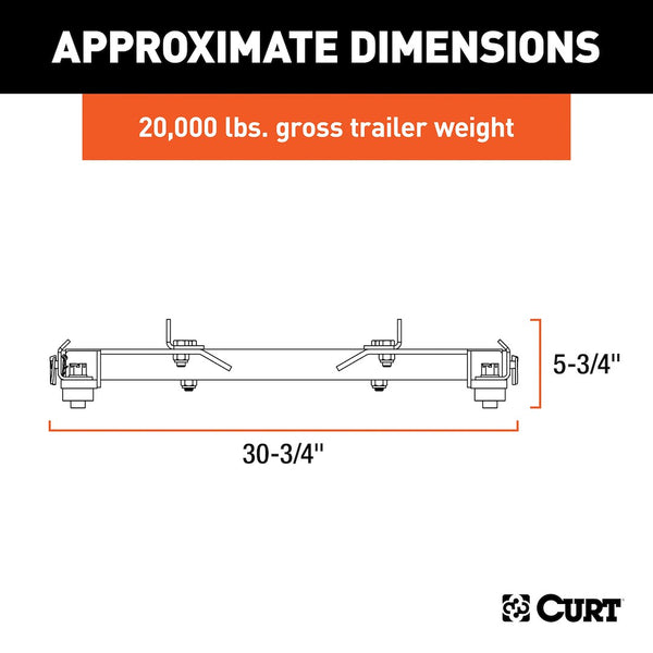 CURT Fifth Wheel Trailer Hitch Adapter Plate (MPN: 16023)