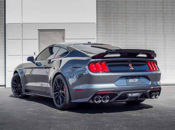 Borla ATAK Series Cat Back Exhaust System for Ford Mustang Shelby GT500 (MPN: 140837CF)