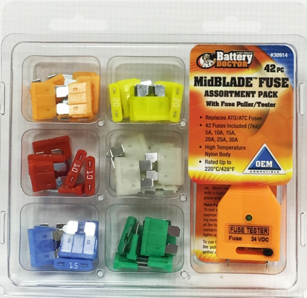 WirthCo Blade Fuse Assortment (MPN: 30914)