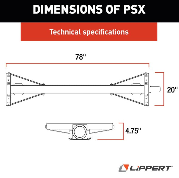 Lippert Electric Stabilizer Jack PSX1 (MPN: 2025012486)