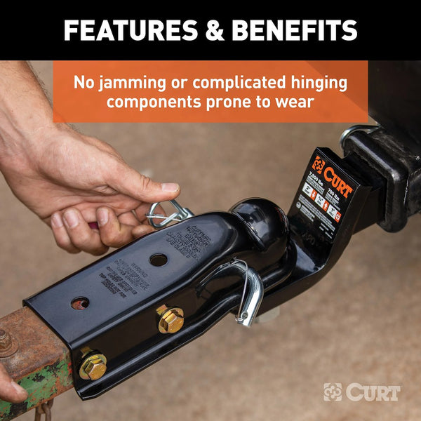 CURT QuickPin Trailer Coupler (MPN: 25471)