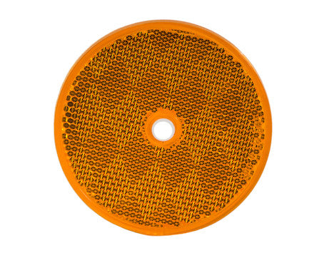 Amber Lens Reflector - 3.19 Inch Round (MPN: 5623317)