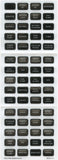 Multi Purpose Label Kit for Contura Switch Panels (MPN: 8214-BSS)