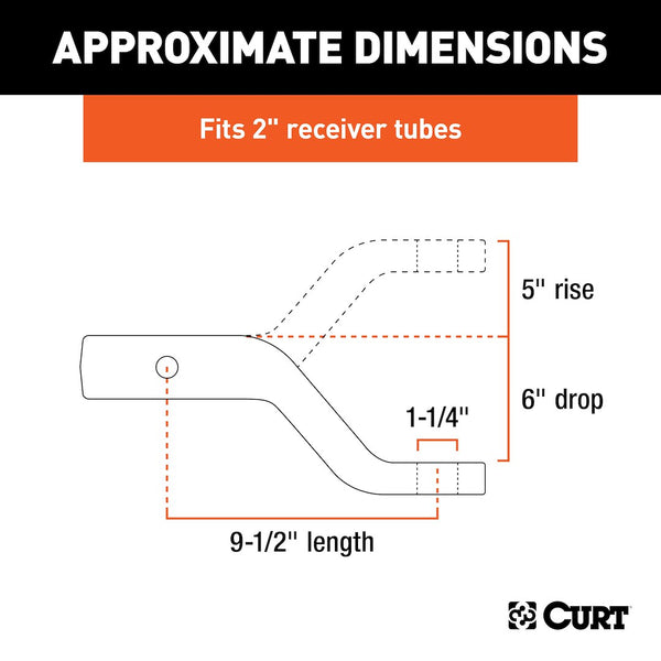 Curt Trailer Hitch Ball Mount (MPN: 45342)