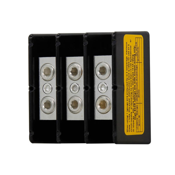 Bussman Wire Terminal Block - 3 Pole Power Splicer Block (MPN: 16204-3)