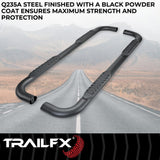 TrailFX 4 Inch Oval Tube Side Steps (MPN: A1019T)