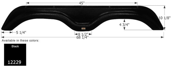 Icon Fender Skirt for Tandem Axle RVs (MPN: 12229)