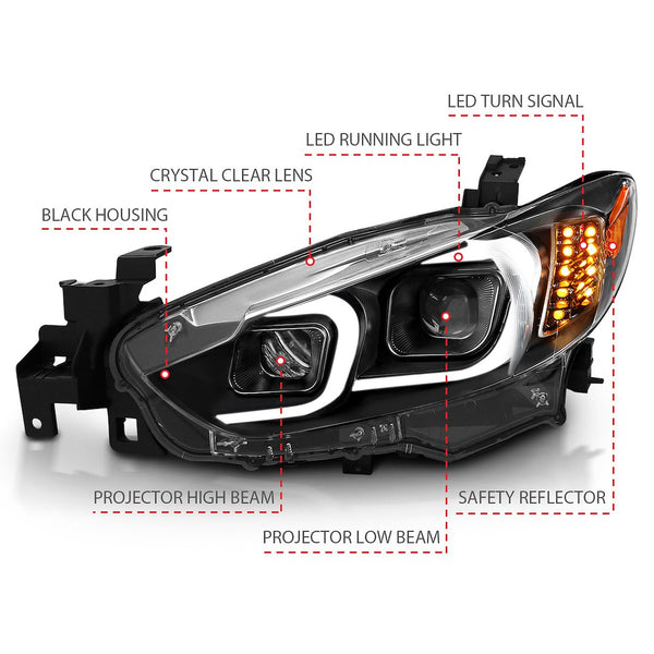 ANZO USA Headlight Assembly (MPN: 121516)