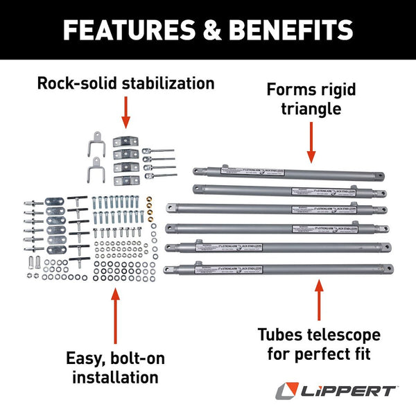 Lippert Components JT's Strong Arm Stabilizer (MPN: 191024)