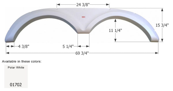 Icon Fender Skirt for Jayco Designer Series (MPN: 01702)
