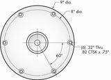Boat Seat Pedestal Base Plate (MPN: 238312-2)