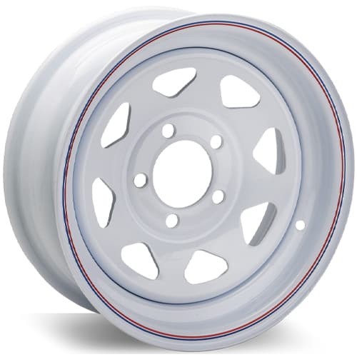 15 Inch Trailer Wheel with 8 Spoke Design (MPN: 20532)