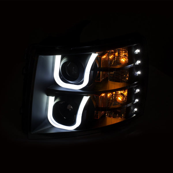 AnzoUSA Headlight Assembly With LED Halo (MPN: 111384)