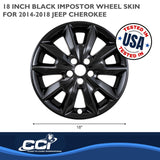Coast To Coast Impostor Wheel Skin 18 Inch (MPN: IWCIMP481BLK)