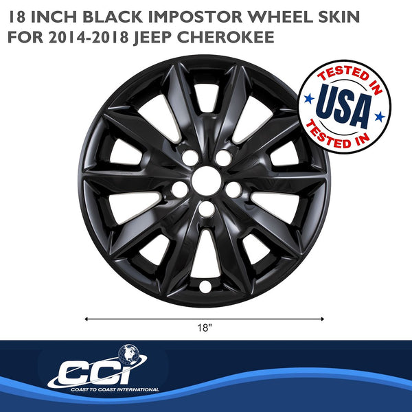 Coast To Coast Impostor Wheel Skin 18 Inch (MPN: IWCIMP481BLK)