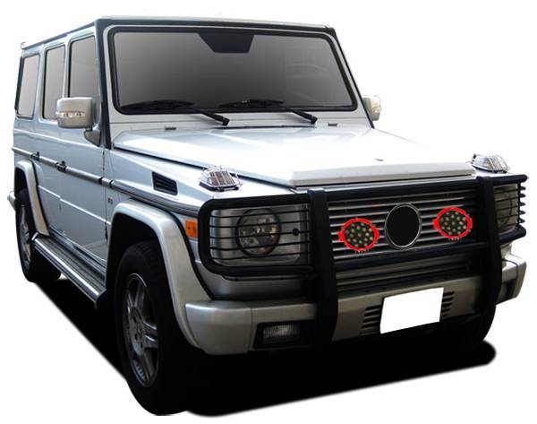 Black Horse Grille Guard Kit (MPN: PGBZA008A-PLR)