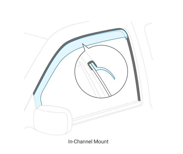 Window Visors by Black Horse Offroad (MPN: 1494716IN)