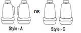 Covercraft SeatSaver Prym1 Seat Cover (MPN: SS2370PRBO)