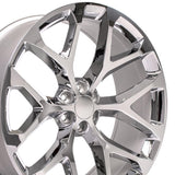 OE Wheels CV98B Chrome Plated Wheel (MPN: CV98B-26100-6550-24C)