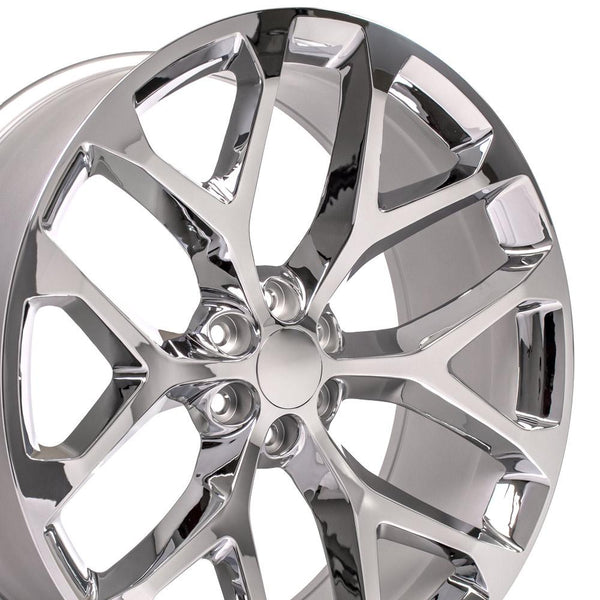 OE Wheels CV98B Chrome Plated Wheel (MPN: CV98B-26100-6550-24C)
