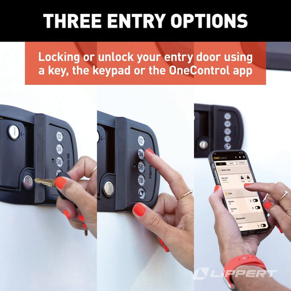 Lippert Keyless RV Door Lock (MPN: 2022114114)