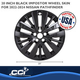 Coast To Coast Impostor Wheel Skin (MPN: IWCIMP501BLK)