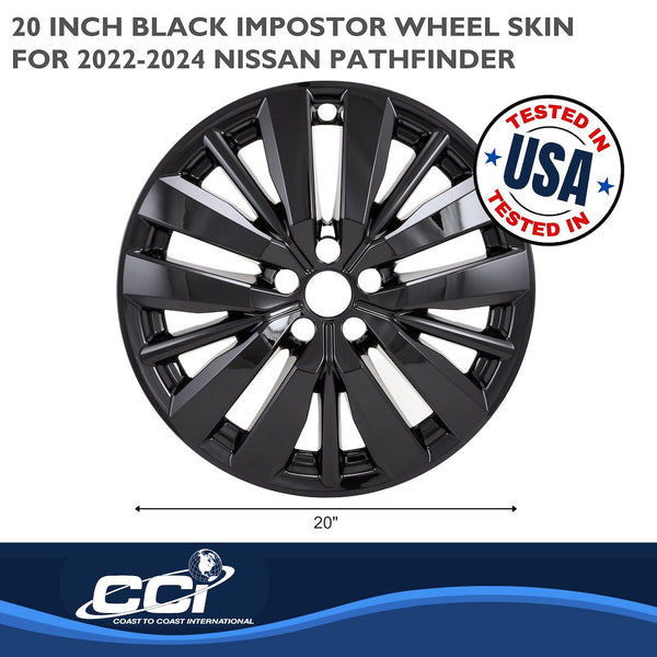 Coast To Coast Impostor Wheel Skin (MPN: IWCIMP501BLK)
