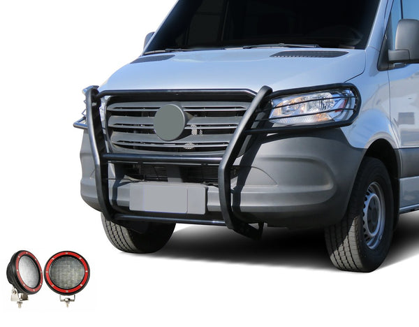 Black Horse Grille Guard Kit (MPN: 17D503MA-PLFR)