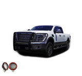 Black Horse Grille Guard Kit (MPN: 17NR28MA-PLFR)