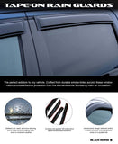 Black Horse Offroad Rain Guards (MPN: 14-94845)