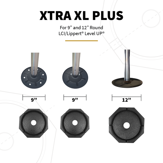 SnapPad Leveling Jack Foot Pad (MPN: XTR12SP4)