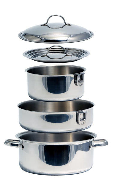 Camco Stainless Steel Nesting Cookware Set (MPN: 43920)