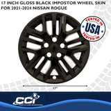 Coast To Coast Impostor Wheel Skin 17 Inch (MPN: IMP512BLK)