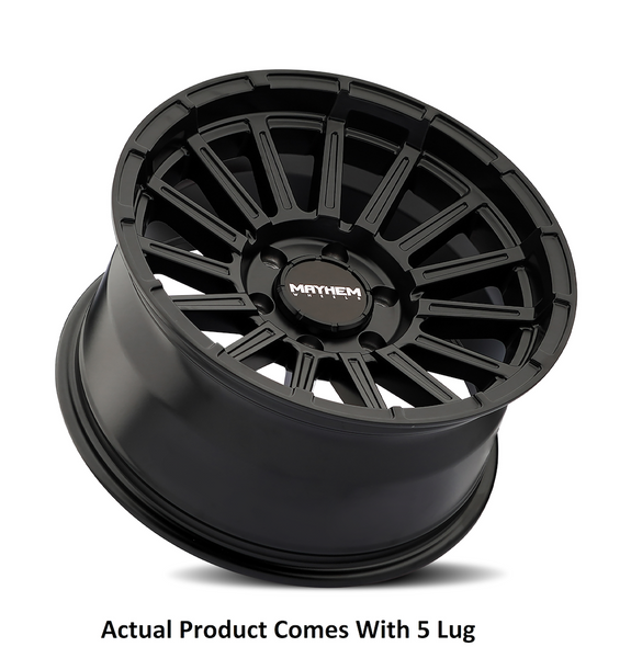 Mayhem Wheels 17 Inch Satin Black Wheel (MPN: 8309-7973B)