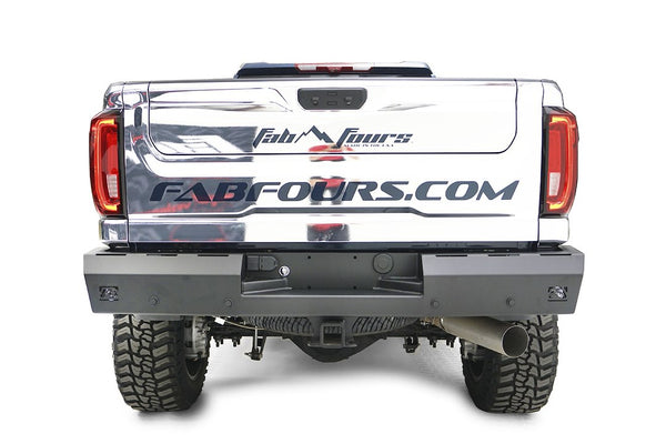 Fab Fours Red Steel Rear Bumper (MPN: CH20-RT4950-1)