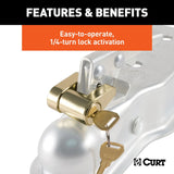 Curt Trailer Coupler Lock (MPN: 23022)