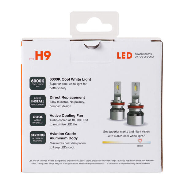 Sylvania LED Fog Light Bulb (MPN: H9SL.BX2)