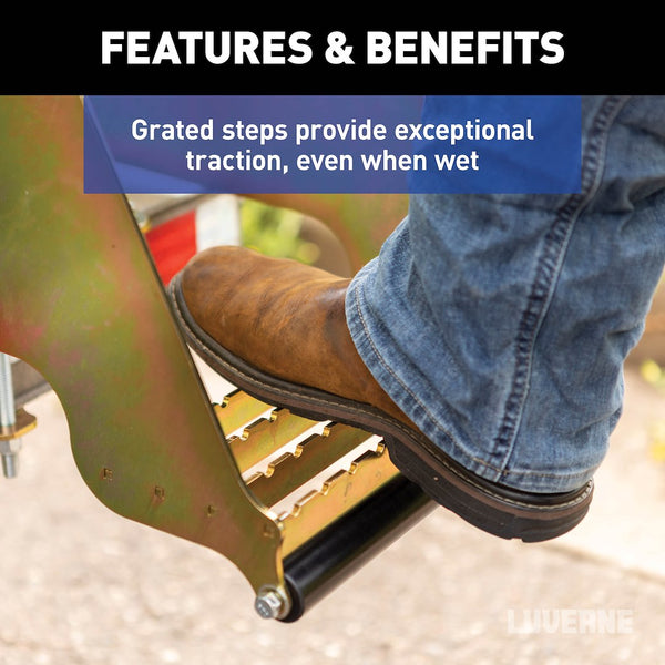 Luverne HighRise Folding Rear Truck Step (MPN: 409924L)