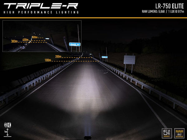 Triple-R Light LR-750 Elite LED Light Bar (MPN: LR4-EL-B)