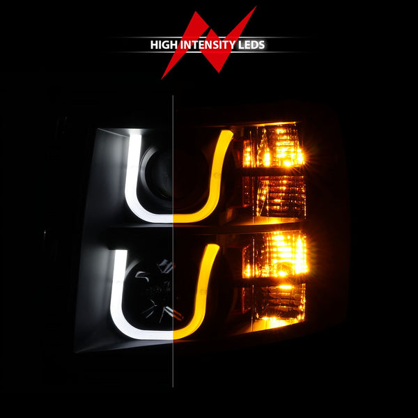 AnzoUSA Headlight Assembly With LED Halo (MPN: 111384)