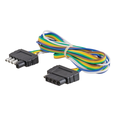 Curt 5-Way Flat Trailer Wiring Connector (MPN: 58550)