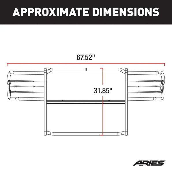 Aries Grille Guard (MPN: 9048)