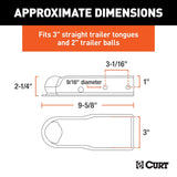 CURT QuickPin Trailer Coupler (MPN: 25472)