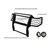 Black Horse Grille Guard Kit (MPN: 17TO23MA-PLFB)