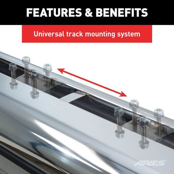 Aries 6 Inch Oval Nerf Bars (MPN: S2853)