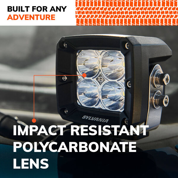 Sylvania Ultra LED Off-Road Pod Light (MPN: ULCUBE3INSP2.BX2)