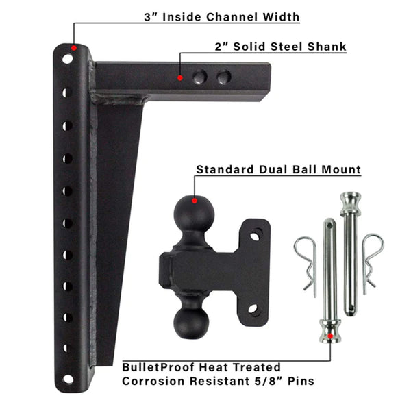 Bulletproof Hitches Heavy Duty Hitch (MPN: HD2016)