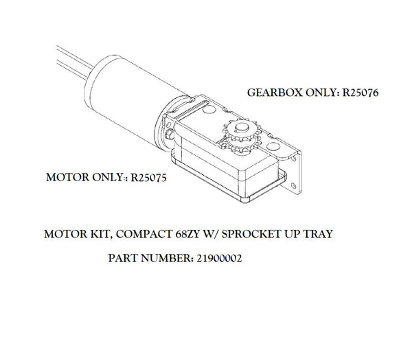 BAL RV Slide Out Motor Gear Box (MPN: 21900002)